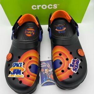 Crocs x Space Jam 2 Tune Squad Classic All-Terrain Clog Black Men's Size 9 US